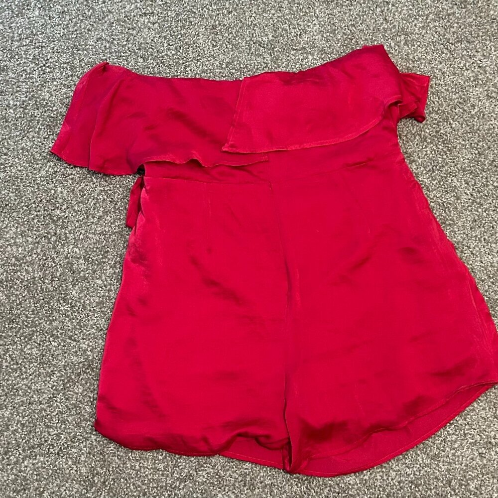 Anthropologie If By The Sea Strapless Romper